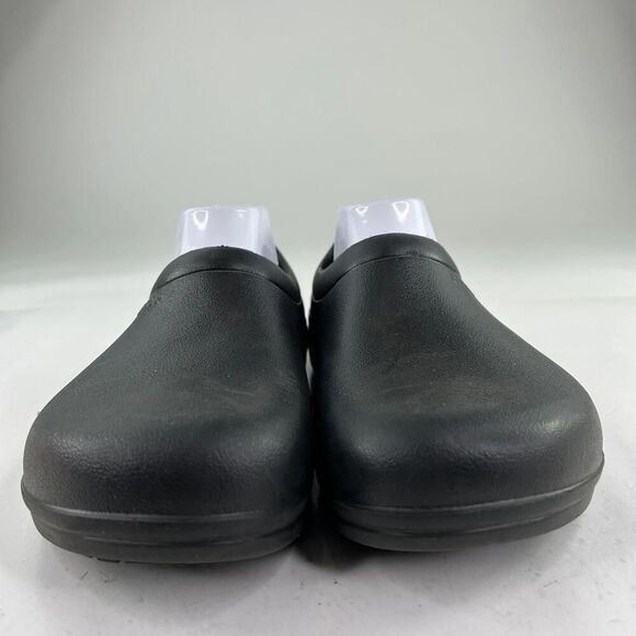 Crocs On The Clock Work Slip On  Shoes Black Comfort Clogs Mens Sz 11 M Non-Slip - Picture 2 of 11